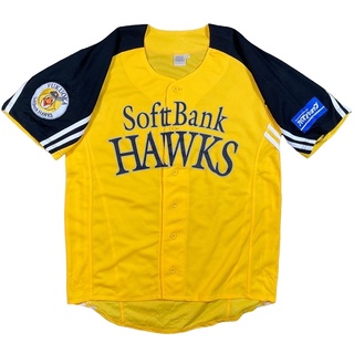 เสื้อเบสบอล SoftBankHAWKS Size SS-L