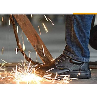 ภาพขนาดย่อของภาพหน้าปกสินค้าHot รองเท้าเซฟตี้ PU safety shoes รองเท้าหัวเหล็ก ไซส์36-44 GM012 จากร้าน huang_pu บน Shopee ภาพที่ 5