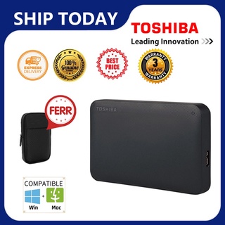 【In Stock】 TOSHIBA 2TB 1TB External-Hdd External Hard Drive Hard Disk 100%