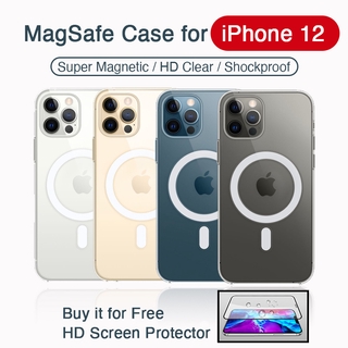 สินค้า เคสโทรศัพท์มือถือ แบบใส สําหรับ MagSafe Iphone 12 Pro Max