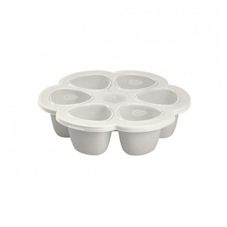 BEABA ถาดซิลิโคน Silicone multiportions 6 x 90 ml LIGHT GREY