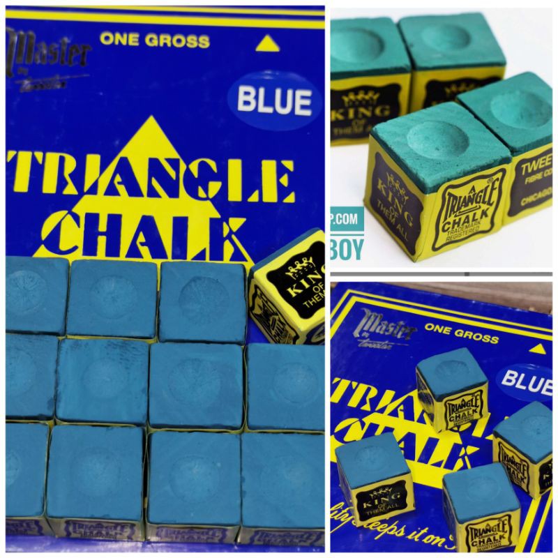 ราคาและรีวิวชอล์ก​สามเหลี่ยม​ Triangle Chalk (4 ก้อน) ชอล์กฝนหัวคิว แท้100%