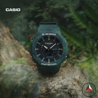 【พร้อมส่ง】Casio G-shock GA-2100FR-3A MYSTIC FOREST นาฬิกาข้อมือดิจิทัล สายเรซิ่น สีเขียว สําหรับผู้ชาย