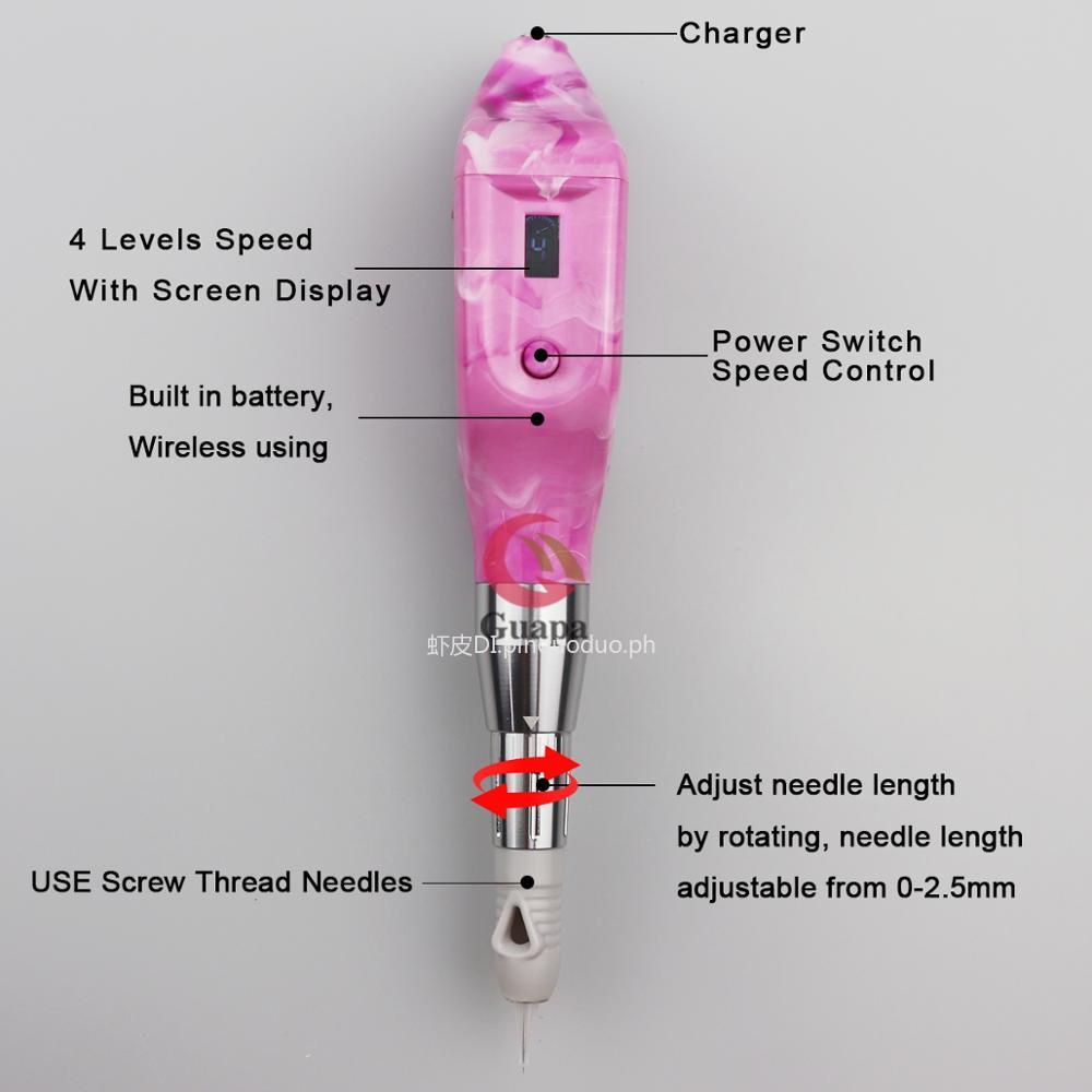 ใหม่ล่าสุด-ombre-ปากกาสักถาวร-ไร้สาย-pmu-หน้าจอ-led-4-ระดับความเร็ว