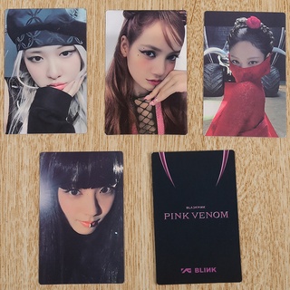 อัลบั้มใหม่ Blackpink《 pink venom》 โฟโต้การ์ด