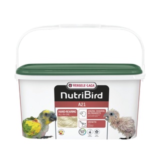 NutriBird A21 อาหารลูกป้อน สำหรับลูกนกทุกสายพันธุ์ "new package" (3kg.)
