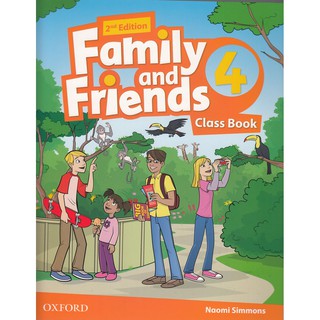 DKTODAY หนังสือแบบเรียน FAMILY &amp; FRIENDS 4:CLASS BOOK (2ED) 2019