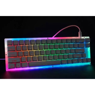 Womier K66 K87 K61 Mechanical Gaming Keyboard Hot Swappable Type C Wired RGB Backlit Gateron Switch Crystalline Base key