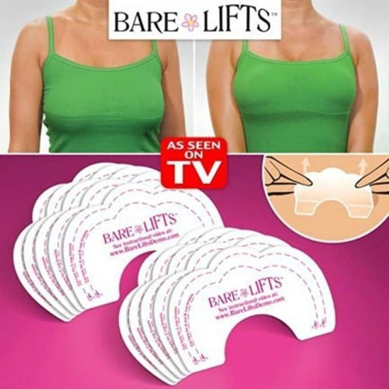 bare-lifts-bra-support-เทปดึงหน้าอกยกกระชับทรงหน้าอก-เทปแปะหน้าอก-1กล่อง-บรรจุ-10-แผ่น