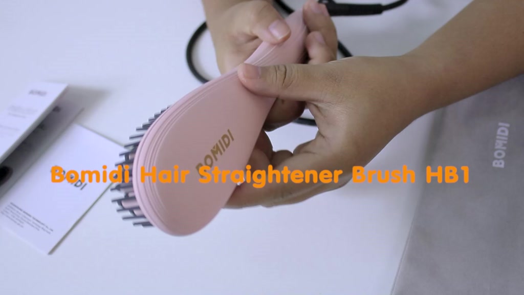 bomidi-hb1-เครื่องจัดแต่งผมตรงสวย-ไม่ทำให้ผมลีบเสีย-straight-hair-styler-คุณภาพสูง