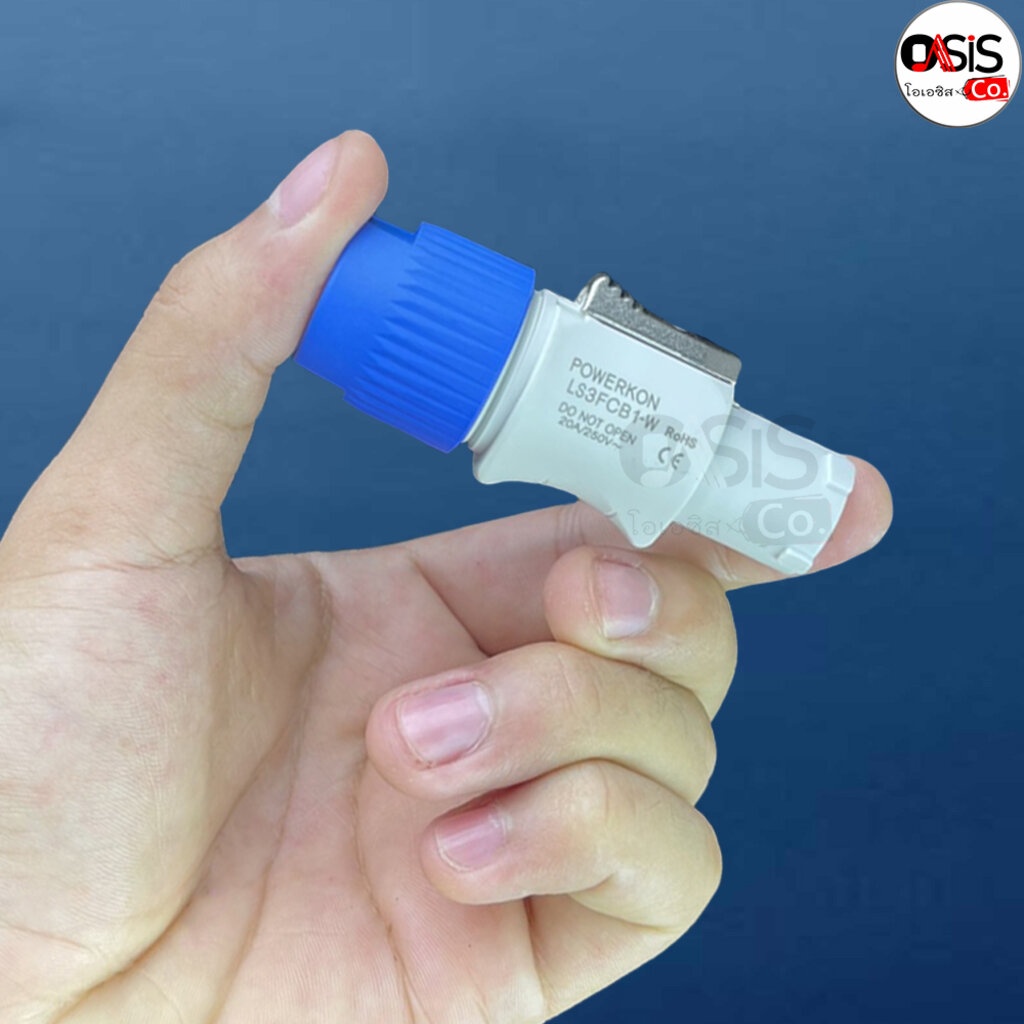 (1ตัว) Power Con LIDGE LS3FCB-1W ปลั๊ก AC ตัวผู้ ขนาด 20A แบบ B-type ...
