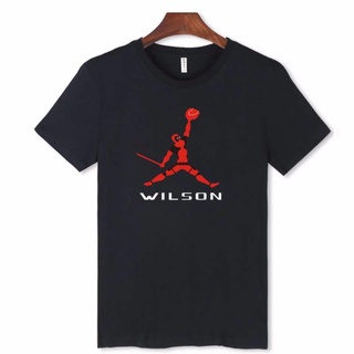 เสื้อยืดลำลอง☞✁Alimoo Minions in Deadpool WILSON Mens Cotton T-Shirt For LoversS to4XL