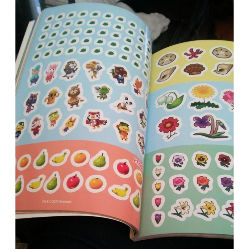 หนังสือนำเข้า-เกมส์-animal-crossing-official-sticker-book-คู่มือเกมส์-ภาษาอังกฤษ-companion-guide-stickers-game