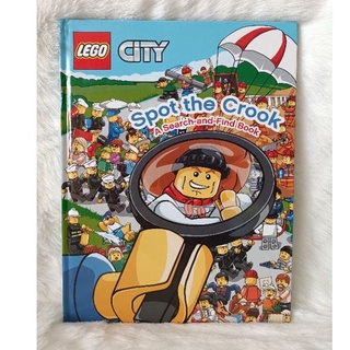 หนังสือปกแข็ง Lego city Spot the Crook