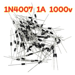 1N4007 1A 1000V.  ไดโอดเรียงดระแส 7ตัว