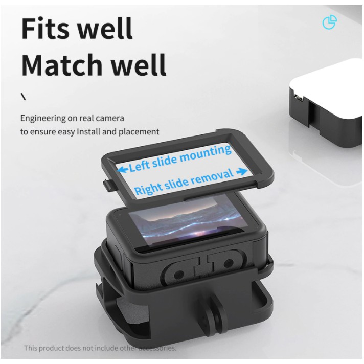 telesin-vlog-plastic-frame-case-mount-bracket-with-cold-shoe-battery-side-cover-hole-for-gopro-hero-9-10-11