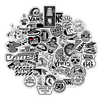 ภาพหน้าปกสินค้าVans สติ๊กเกอร์กราฟฟิตี้กันน้ําสีดําและสีขาว 50 ชิ้น ที่เกี่ยวข้อง