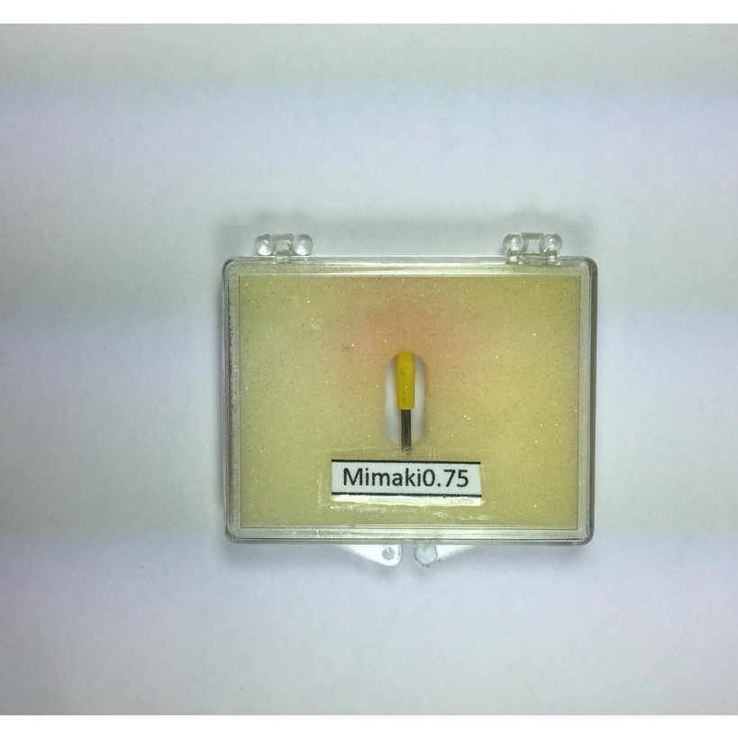 ใบมีดตัดสติ๊กเกอร์-mimaki-0-75-จำนวน-1-กล่อง-มี-1-ใบ-ขนาด-60-องศา-เงิน