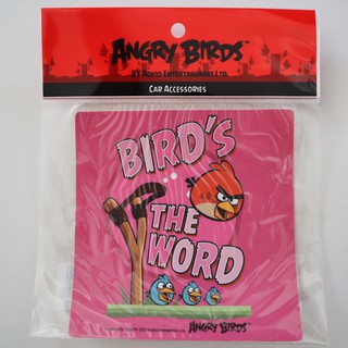 แผ่นติด สูญญากาศ  ป้าย ภาษี พรบ Angry Bird แผ่น ป้ายพลาสติก ติดกระจก แผ่นป้าย สติ๊กเกอร์ กระจกหน้ารถ มีลิขสิทธิ์ถูกต้อง