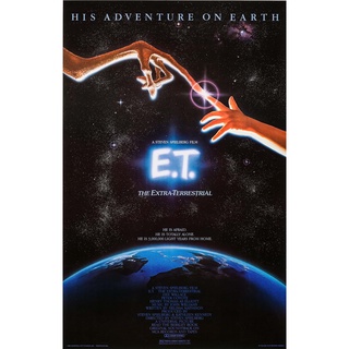 โปสเตอร์หนัง อี.ที. เพื่อนรัก E.T. The Extra-Terrestrial Movie Poster โปสเตอร์ขนาดใหญ่ ภาพติดผนัง ตกแต่งห้อง ตกแต่งบ้าน