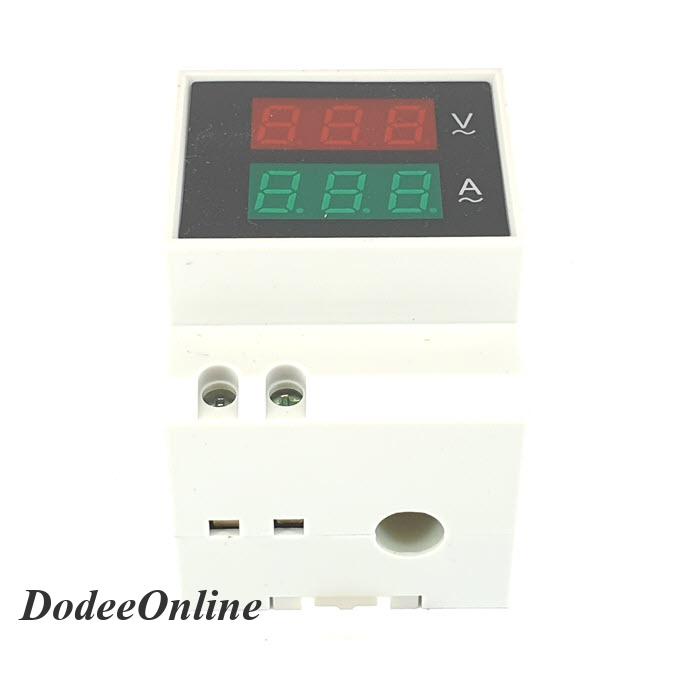 d52-2042-din-rial-ac-voltage-and-current-meter-ac-80-300v-0-100a-d52-2042