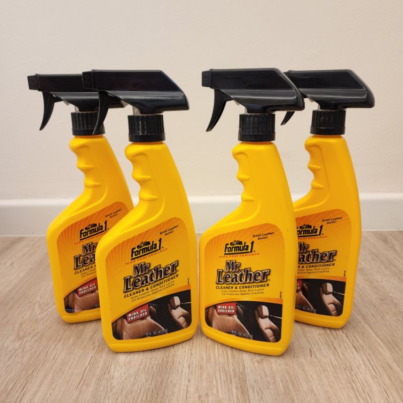 น้ำยาทำความสะอาดและบำรุงหนัง Formula1 Mr.Leather Cleaner&Conditioner