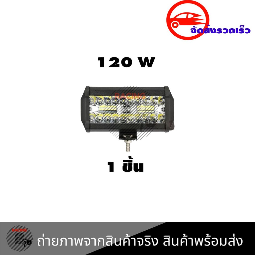 ไฟสปอร์ตไลท์รถยนต์led-spotlightไฟหน้ารถยนต์12-24vไฟตัดหมอก-ไฟส่องสว่างหน้ารถ-ไฟออฟโรด120w-0301