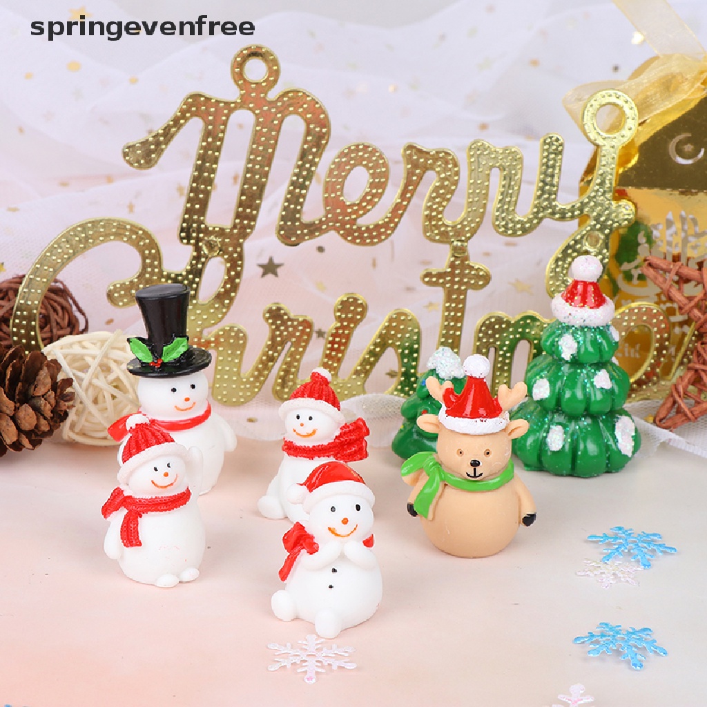 ภาพหน้าปกสินค้าฟิกเกอร์ Spef Christmas Snowman ซานตาคลอสสําหรับตกแต่งต้นคริสต์มาส จากร้าน springevenfree.th บน Shopee