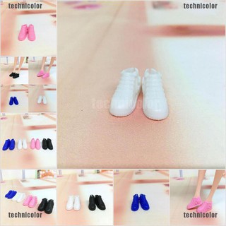 ภาพหน้าปกสินค้า[technicolor] ของแท้ รองเท้าตุ๊กตา สําหรับตุ๊กตา 1/6 4 คู่ ที่เกี่ยวข้อง