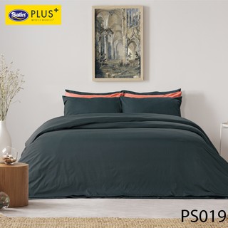 ภาพหน้าปกสินค้าSatin Plus ใหม่นุ่มมาก ชุดผ้าปูที่นอน 3.5 ฟุต 3 ชิ้น + ผ้านวม60\"x80\" PS019 ที่เกี่ยวข้อง