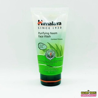 🔥โปรค่าส่ง25บาท🔥Himalaya Purifying Neem Face Wash 150ml. หิมาลายา ซินซ์ 1930 เพียวริฟายอิ้ง นีม เฟซวอซ เจลล้างหน้า