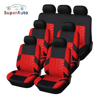 SuperAuto ผ้าหุ้มเบาะรถยนต์ หุ้มเบาะรถยนต์ ที่หุ้มเบาะรถยนต์ เบาะรองนั่งรถยนต์ ของแต่งรถยนต์