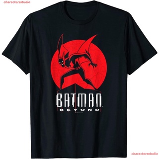 New Mens Batman Beyond Perched T-Shirt แบทแมน เสื้อยืดผู้ชาย ดพิมพ์ลาย เสื้อยืดผ้าฝ้าย คอกลม ความนิยม sale