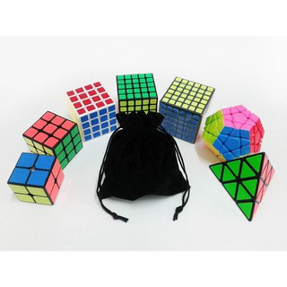 ภาพขนาดย่อของสินค้าถุงผ้าใส่รูบิค cube bag ขนาด 13x15 ซม.