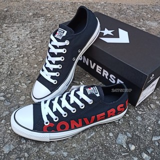 รองเท้าผ้าใบ CONVERSE รองเท้าผ้าใบคอนเวิร์ส ALL STAR OX BLACK 16-5430CF9BK พร้อมส่ง