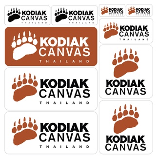 สินค้า kodiak สติ๊กเกอร์ PVC แคมป์ปิ้ง ไดคัท Sticker Camping ขนาด 22cm x 22cm จำนวน 1 ชื้น ติดกระเป๋า ติดกระติก อื่นๆ