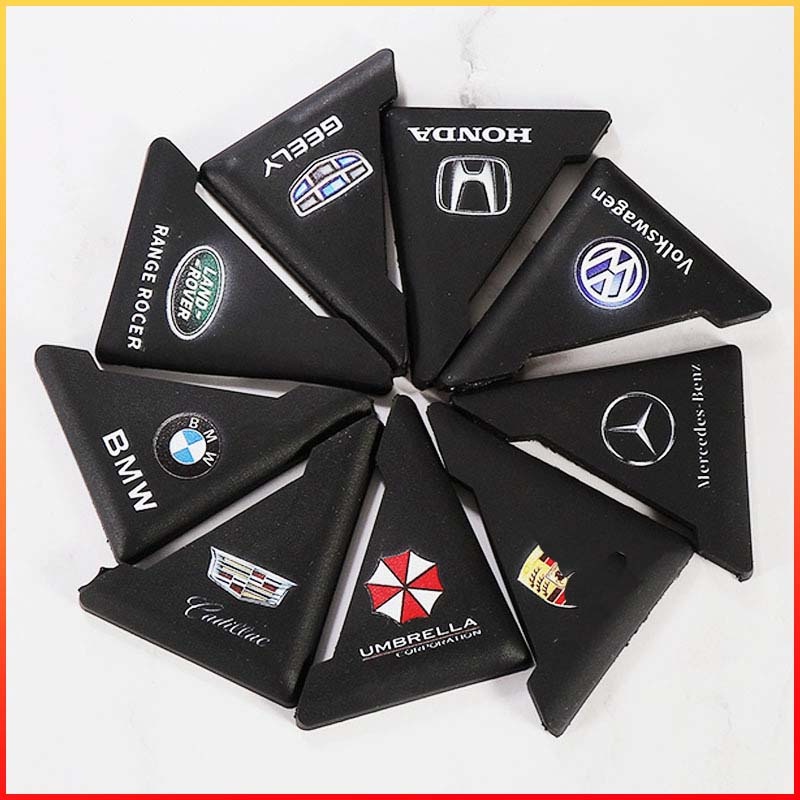 ราคาและรีวิว2 แพ็ค Toyota Honda ฝาครอบมุมประตู Crash Scratch Guard ขอบประตู