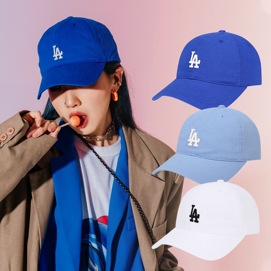 หมวก-mlb-cap-ของแท้-100-ป้ายเกาหลี-หมวก-la-รุ่น-rookie-ball-cap-พร้อมส่ง