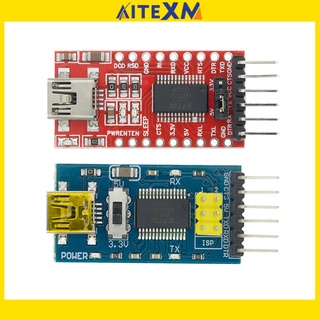 ภาพขนาดย่อของภาพหน้าปกสินค้าFt232Rl Ftdi Usb 3.3V 5.5V To Ttl Serial อะแดปเตอร์โมดูลสําหรับ Arduino Ft232 Pro Mini Usb To Ttl 232 จากร้าน aitexm.th บน Shopee