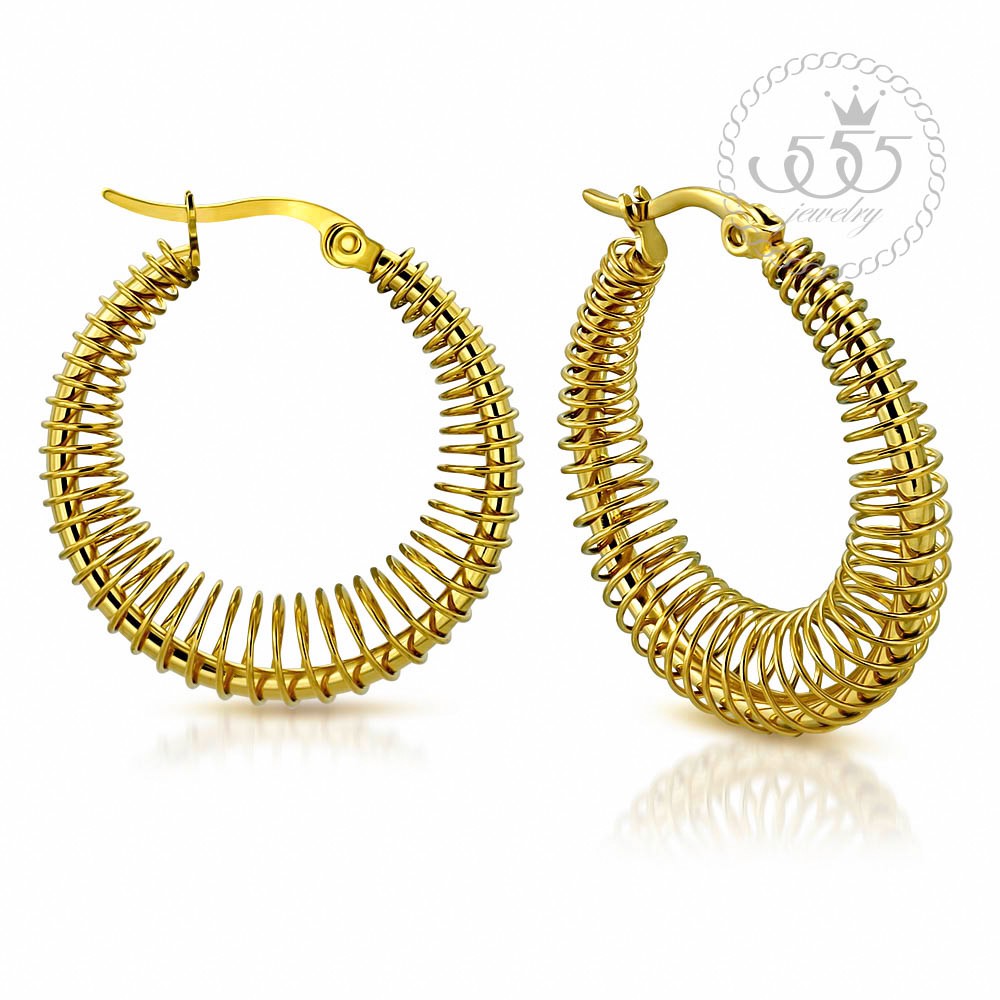 555jewelry-ต่างหูแบบห่วง-รุ่น-mnc-er855-ต่างหู-สแตนเลสสตีล-ต่างหูห่วงดีไซน์สวย-ต่างหูผู้หญิง-ต่างหูสีทอง