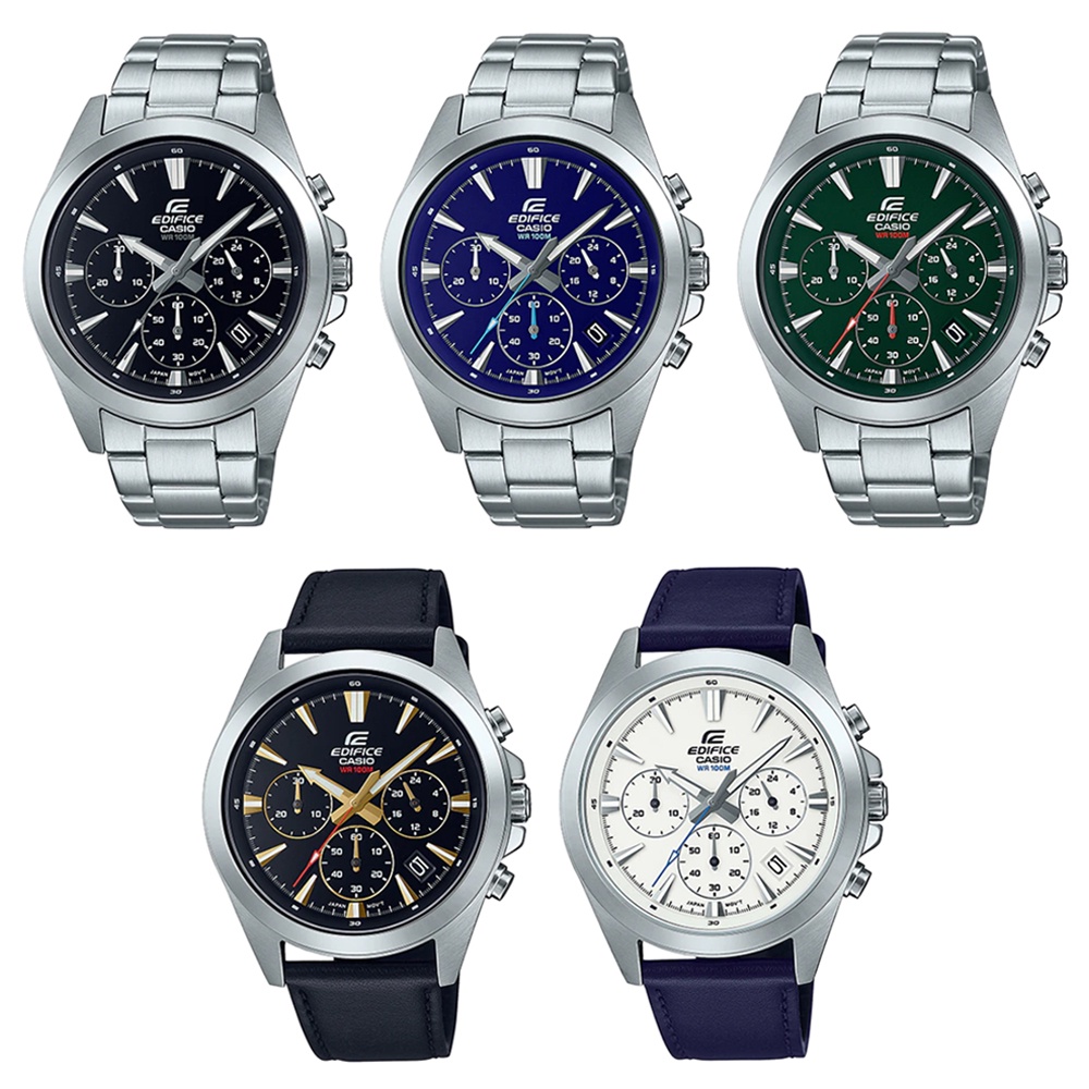 Casio Edifice นาฬิกาข้อมือผู้ชาย รุ่น EFV-630D,EFV-630L  (EFV-630D-1A,EFV-630D-2A,EFV-630D-3A,EFV-630L-1A,EFV-630L-7A)