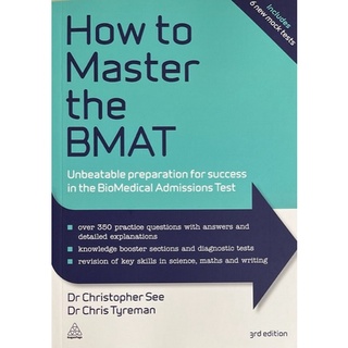 Chulabook(ศูนย์หนังสือจุฬาฯ) |C321หนังสือ9780749471873HOW TO MASTER THE BMAT: UNBEATABLE PREPARATION FOR SUCCESS IN THE BIOMEDICAL ADMISSIONS TEST