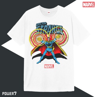 Power 7 Shop เสื้อยืดการ์ตูน ลาย มาร์เวล Doctor Strange ลิขสิทธ์แท้ MARVEL COMICS  T-SHIRTS (MVX-045)