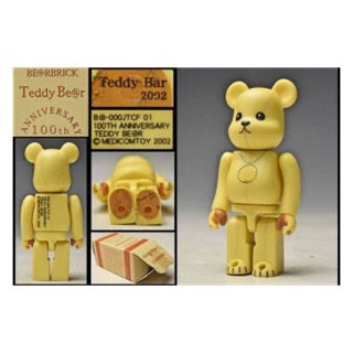BE@RBRICK TEDDY BE@R 100th Anniversary of birth Medicom Toy Rare #bearbrick