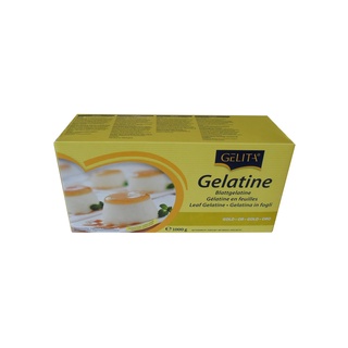 Gelita Gelatin เจลาตินแผ่นใหญ่ 1 กก.