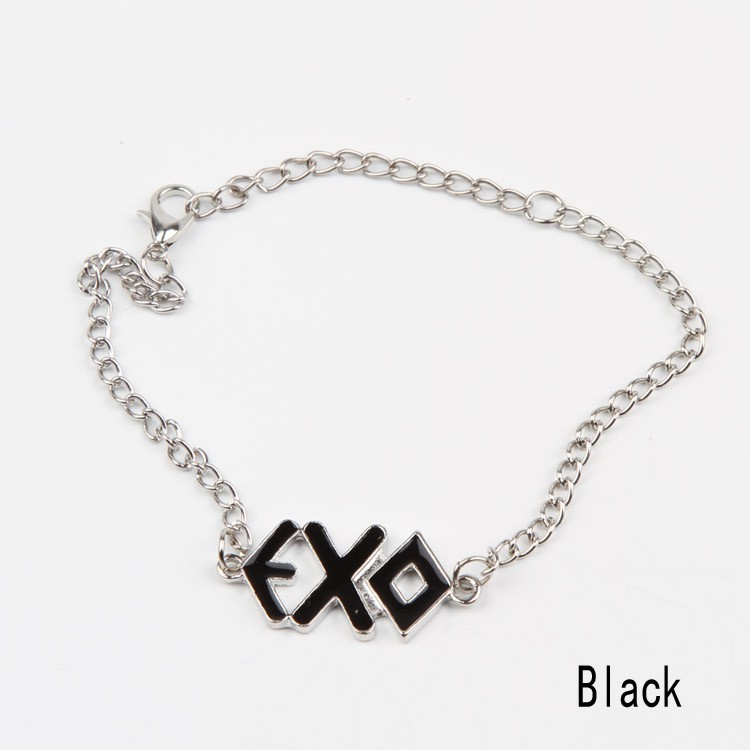 ภาพสินค้าเครื่องประดับ สร้อยข้อมือคู่รัก สายโซ่ ลาย exo จากร้าน hequ.th บน Shopee ภาพที่ 4