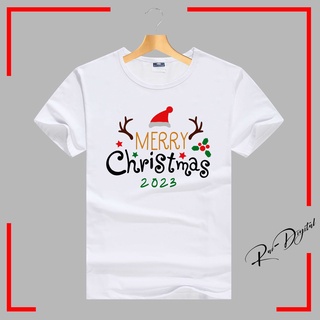 เสื้อยืดChristmas New Year 2023 Family  Couple T Shirt Unisex For Adult Toddler Babies Kids 02