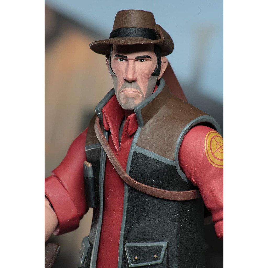 NECA Action Figure Red Sniper (Team Fortress 2) Series 4, 7 Pollici (17,7 Cm)