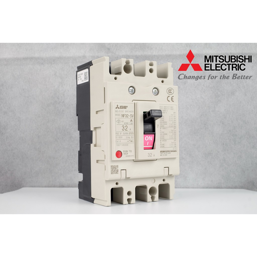 MITSUBISHI Breaker NF32-SV 3P 32A เบรกเกอร์ ของแท้ | Shopee Thailand