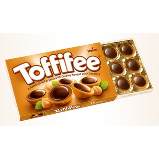 TOFFIFEE Chocolate ท็อฟฟี่เฟย์ ช็อคโกแลตนำเข้าจากเยอรมัน 15 ชิ้น น้ำหนัก 125 กรัม